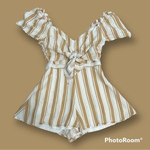 Francesca’s Striped Mini Dress. New and never worn.